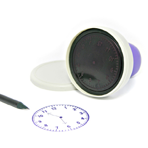 시계 저울 숫자 만년스탬프(60mm)